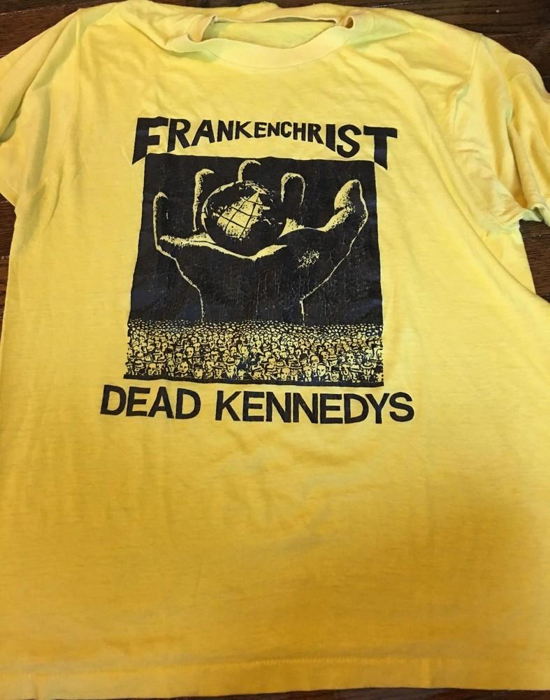 Retro Dead Kennedys Frankenchrist Shirt Short Sleeve Yellow Unisex S-5XL 1V0538 Unisex T-Shirt L