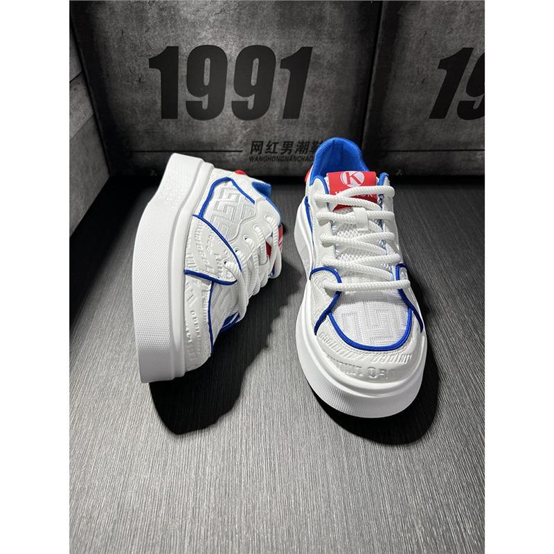 Zapatos casuales de malla transpirable, de caña baja, con suela gruesa, para primavera, nuevos, con diseño de espíritu