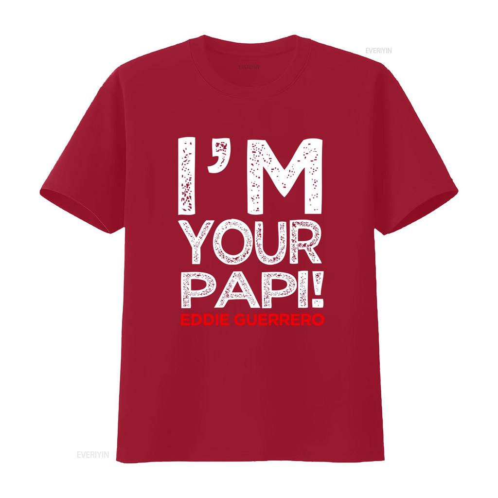 Eddie Guerrero Im Your Papi T-Shirt vintage gewaschen atmungsaktiv vielseitig Designer-Kleidung Unisex stilvolle Mode lässig