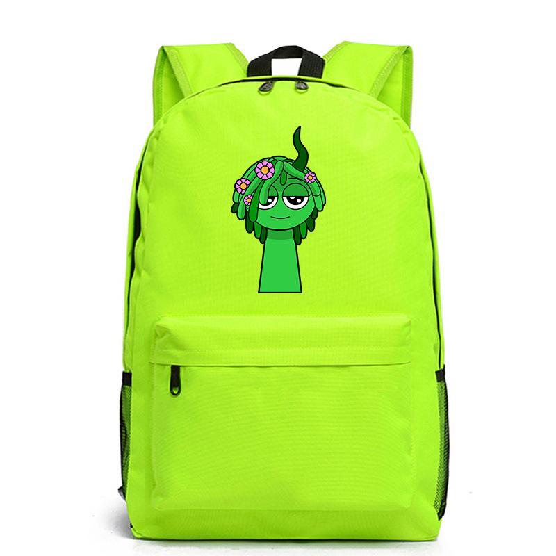 Rhythm Box Fun Printed Backpack Light College Style Fashion Primary And Secondary School School Bag