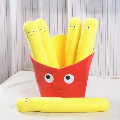Creative French Fries Plush Doll: Fun Snack Pillow for Kids' Room or Home Decor