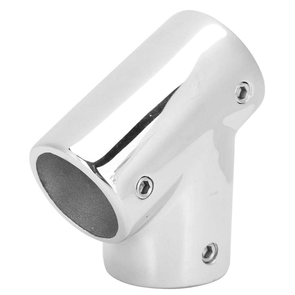 60 Degree Tee Left 3 Way Boat Handrail Fitting Marine Yacht Hand Pipe Connector MJS015‑00525mm