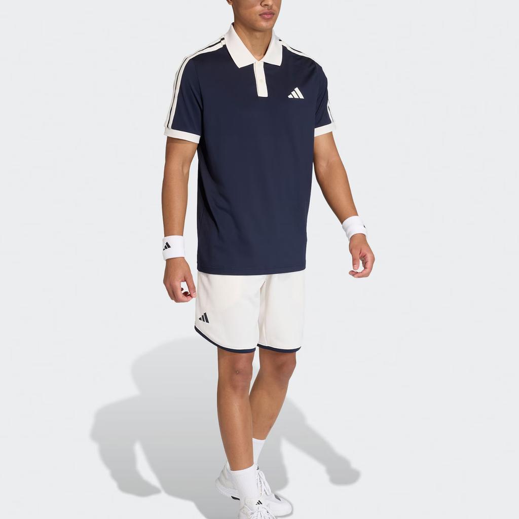 adidas Tennis-Oberteile Herren Legende Tinte/Weiß Polokragen Moderat KA5899