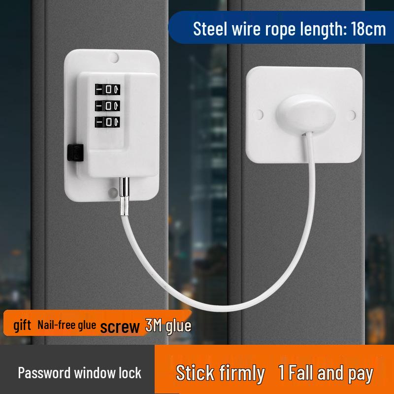 

Віконний замок з нержавіючої сталі без свердління, засувка для дитячої безпеки та захисту від крадіжок