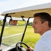 Wide View Rear View Mirror For Golf Carts With hard Plastic Frame And Transparent Glass