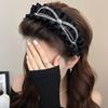 Wide Black Hairband Cloth Wrinkle Headband Simple Women Hair Hoop  Party