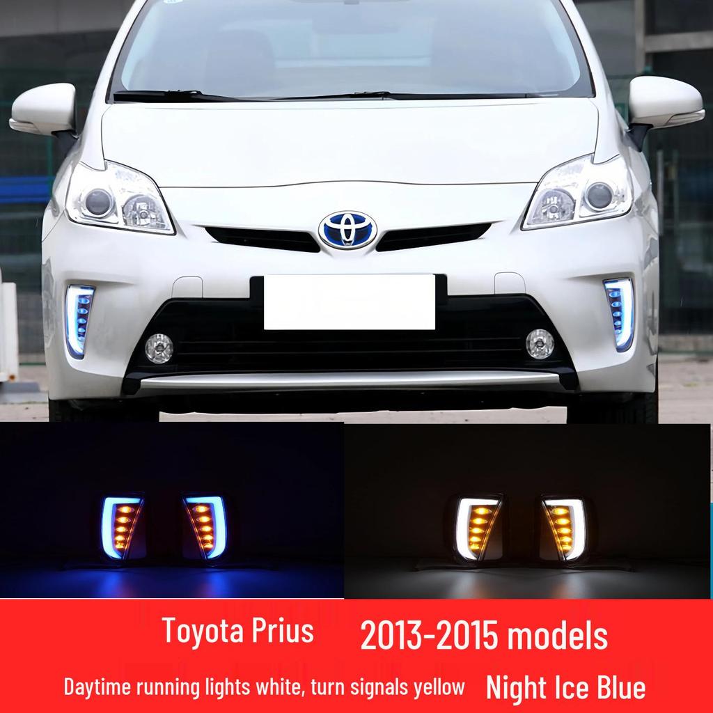 Daytime Running Light Upgrade for 2013-2015 Toyota Prius Front Bumper