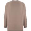 Calvin Klein Überlappendes Buchstaben Langarm-T-Shirt Unisex Oberteile Braun J400192