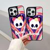 Halloween Skeleton Mirror Phone Case for Apple 17 Pro Max/16 Pro/15/14 Large Hole/13