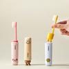 Student Toothbrush with Dust-Proof Storage Bristle Sensitive Gums Tube Soft Compact Portable Travel Toothbrush