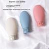 Flacone Squeeze da Viaggio da 60ml per Shampoo, Bagnoschiuma, Lozione e Sapone per le Mani