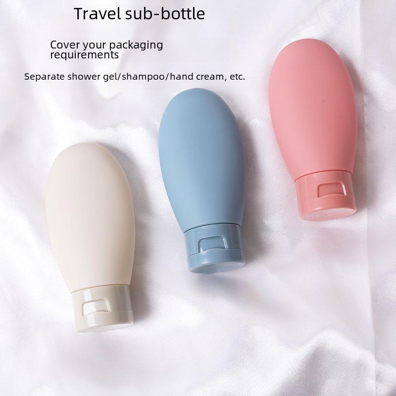 Flacone Squeeze da Viaggio da 60ml per Shampoo, Bagnoschiuma, Lozione e Sapone per le Mani