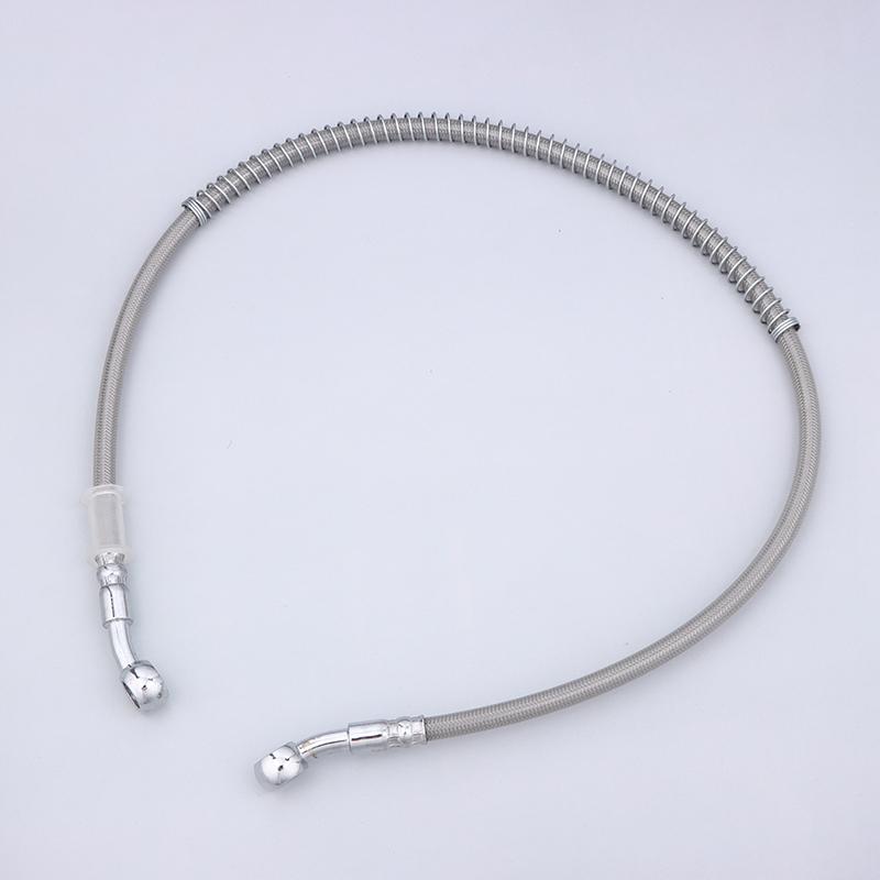 50-200Cm Motorcycle Brake Oil Hose Brake Line Universal Motorbike Stainless Steel Braided Pipeline Modification Parts