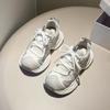 Leather platform fried street dad shoes women's 2025 summer new women's shoes versatile sports shoes casual shoes board shoes women