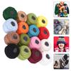 16pcs Natural Crochet Cotton Multi-Colors Jute Twine Rolls Durable Crochet Thread  Present Wrapping