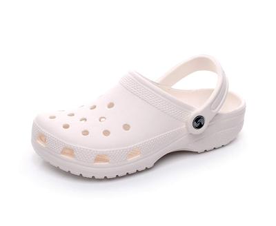 Minmclas Sandália Prateleira EVA Chinelos de Verão Femininos (M6/W8/38/240mm Branco)