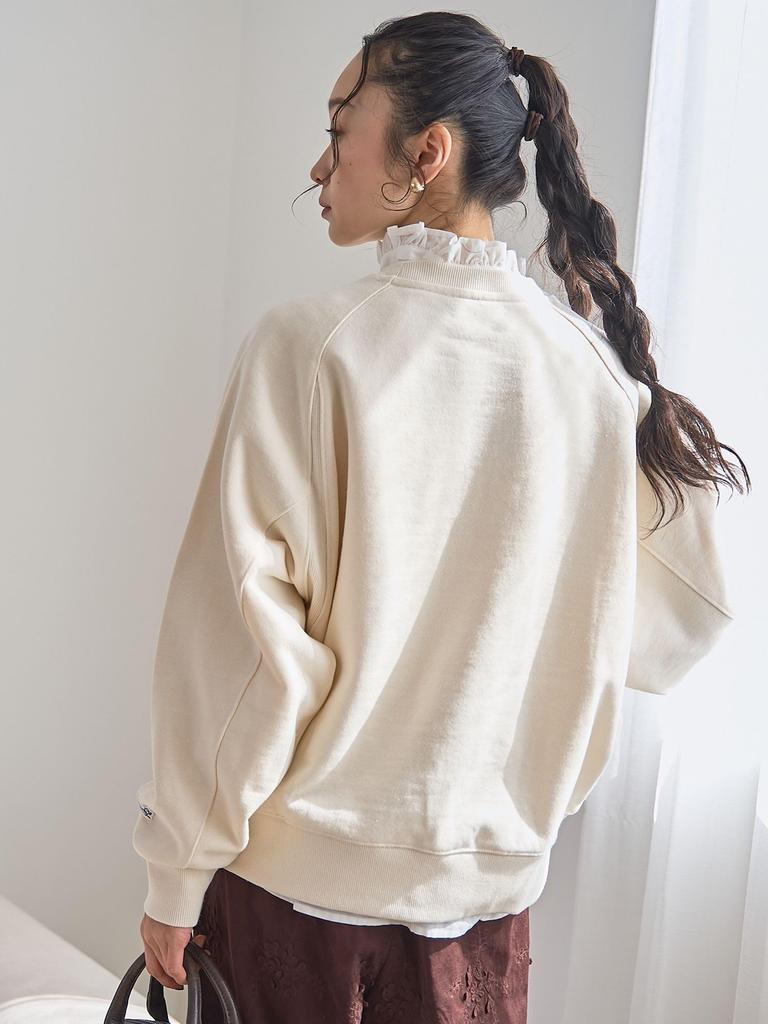 Cohen PENNEYS Custom-Made Raglan Fleece Sweatshirt, 76206000025, 0300, OFF WHITE (03), FREE