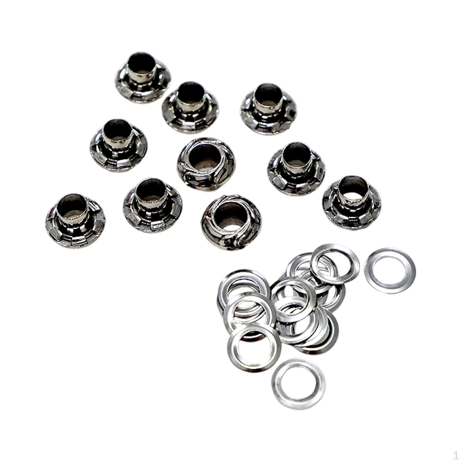 

Набор из 10 штук металлических люверсов с шайбами для обуви, для DIY проектов Style A