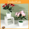 Silk Fabric Miniature Indoor Wedding Tabletop Decor With Realistic Artificial Flowers For Home And Event Use