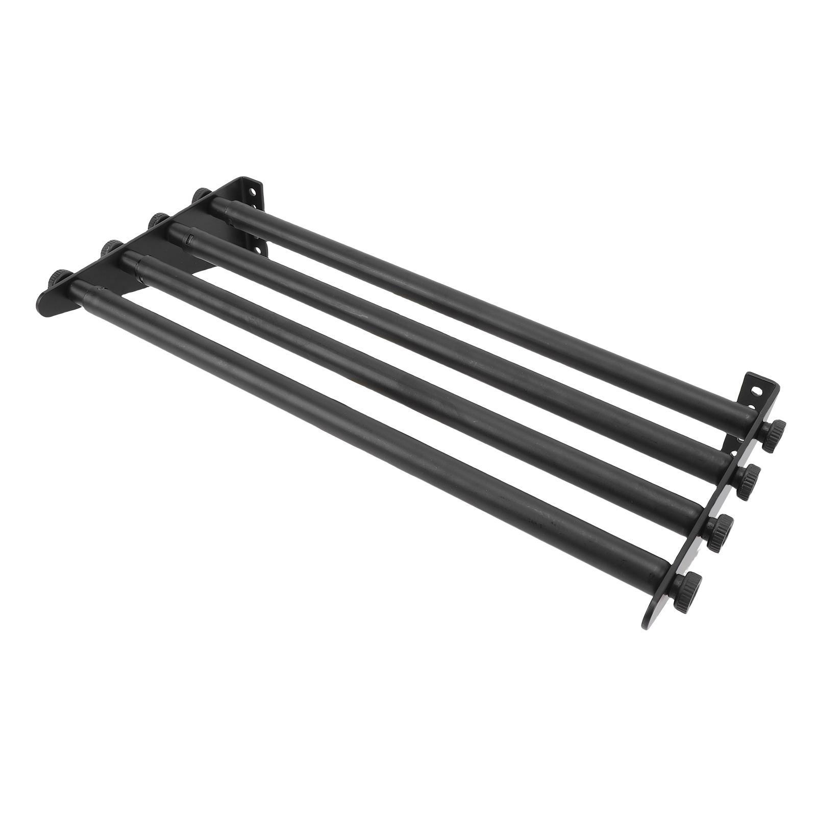 

Retractable Storage Rack Towel Bar Multifunctional Wall Mounted Towel Rack Holder Carbon Steel for Home Bathroom Kitchen