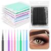 Premium Disposable Colored Nano Cotton Swabs for Eyelash Extensions, Tattooing, and Makeup Cleaning