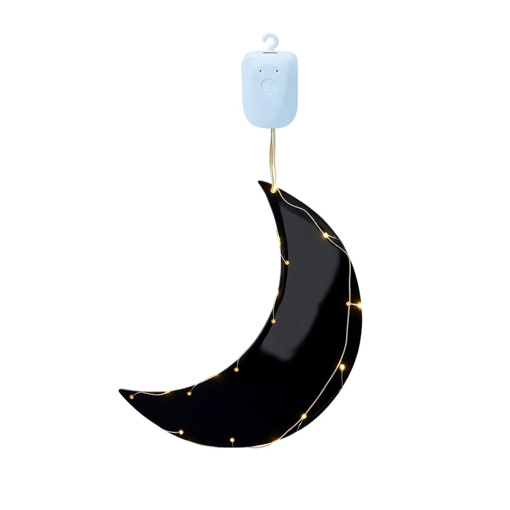 Halloween Hanging Decorative Light with Rechargeable Button Battery for Indoor Outdoor Party Decor
