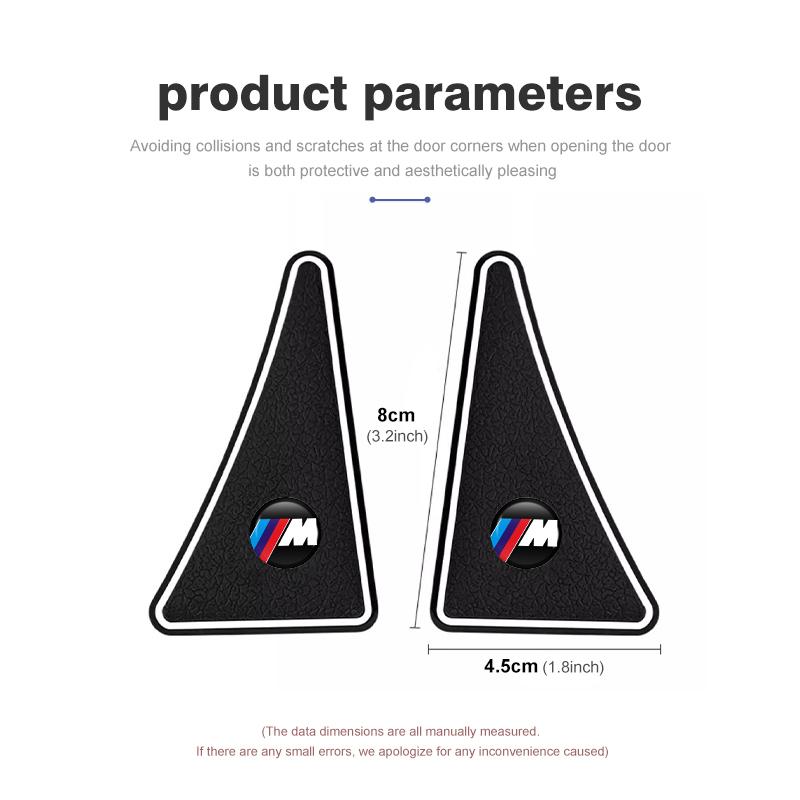 Car Door Corner Protection Decals Stickers Accessories For BMW E70 E91 E30 G30 E53 M3 M5 X6 X4 X7 E92 E93 X1 X3 X5
