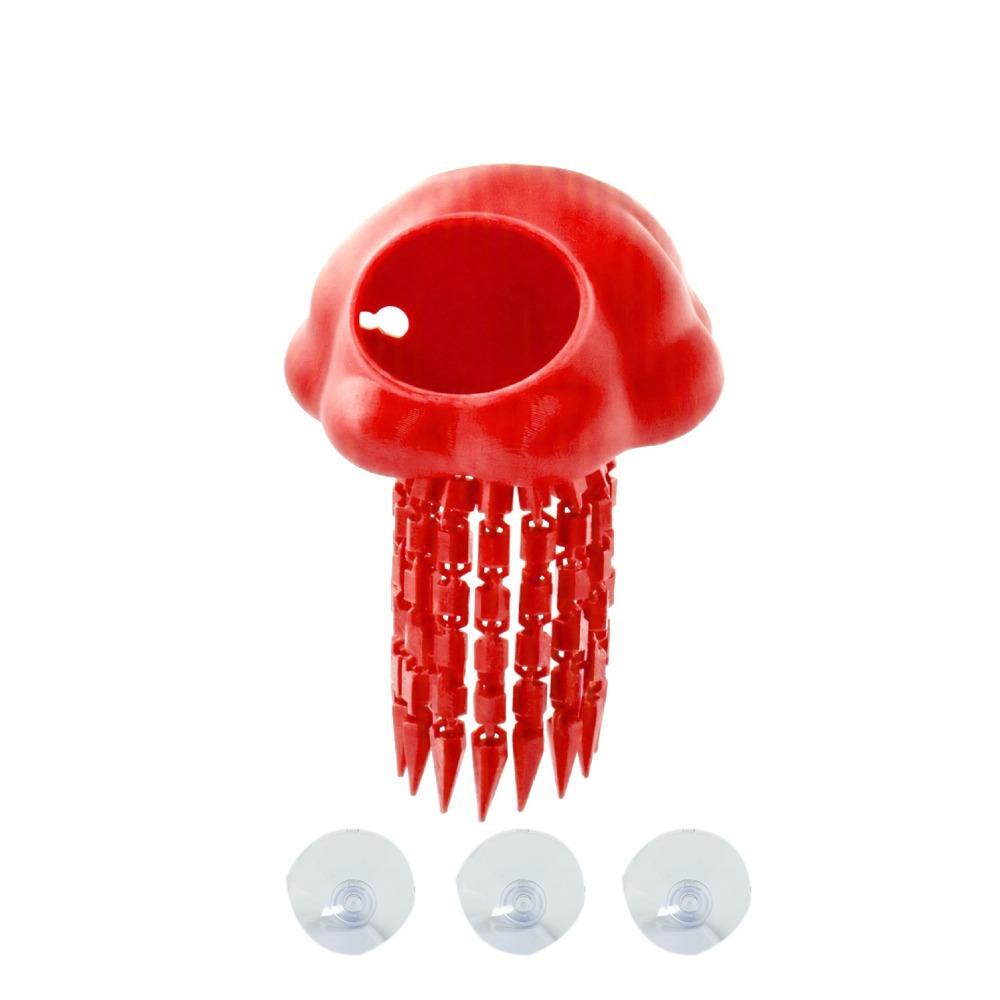 Jellyfish Shape Aquarium Hideout Cave 3D Printed Fish Tank Hiding Cave Betta Fish