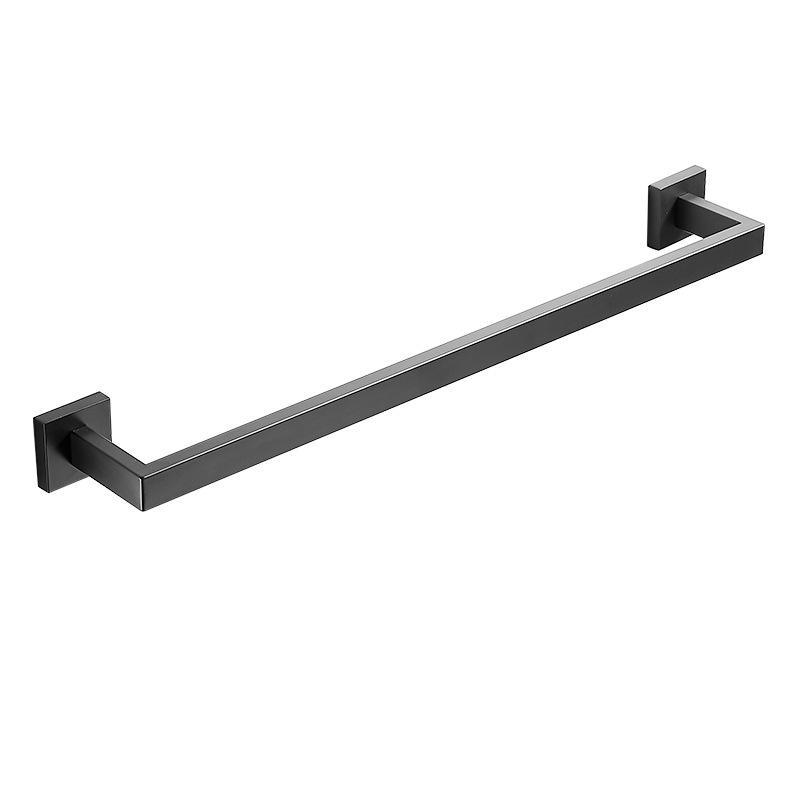 Stainless Steel Square Towel Rack: Wall-Mounted Bathroom Storage, Three-Piece Set