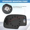 Driver Side Heated Mirror Glass Replacement For 2003-2007 Cadillac Escalade, Chevrolet Avalanche, Silverado, Suburban, Tahoe, GMC Sierra, Yukon -