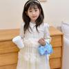 Bag Trendy Crossbody For Kids With Elegant Bow Design And Colorful Sequined Finish