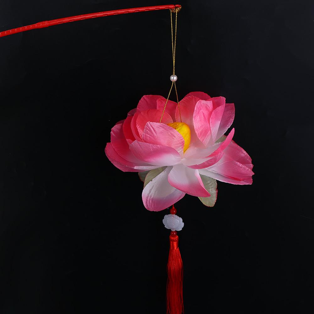 Flower Lantern Chinese Glowing Lotus LED Lantern Mid-Autumn Lantern Festival Lantern Lotus Light