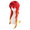 Red Wig, Long Full Wig, Anime Character Cosplay, Disguise, Heat-Resistant Wig, Cosplay Accessory, with Net, for Comic Market Events, Halloween,