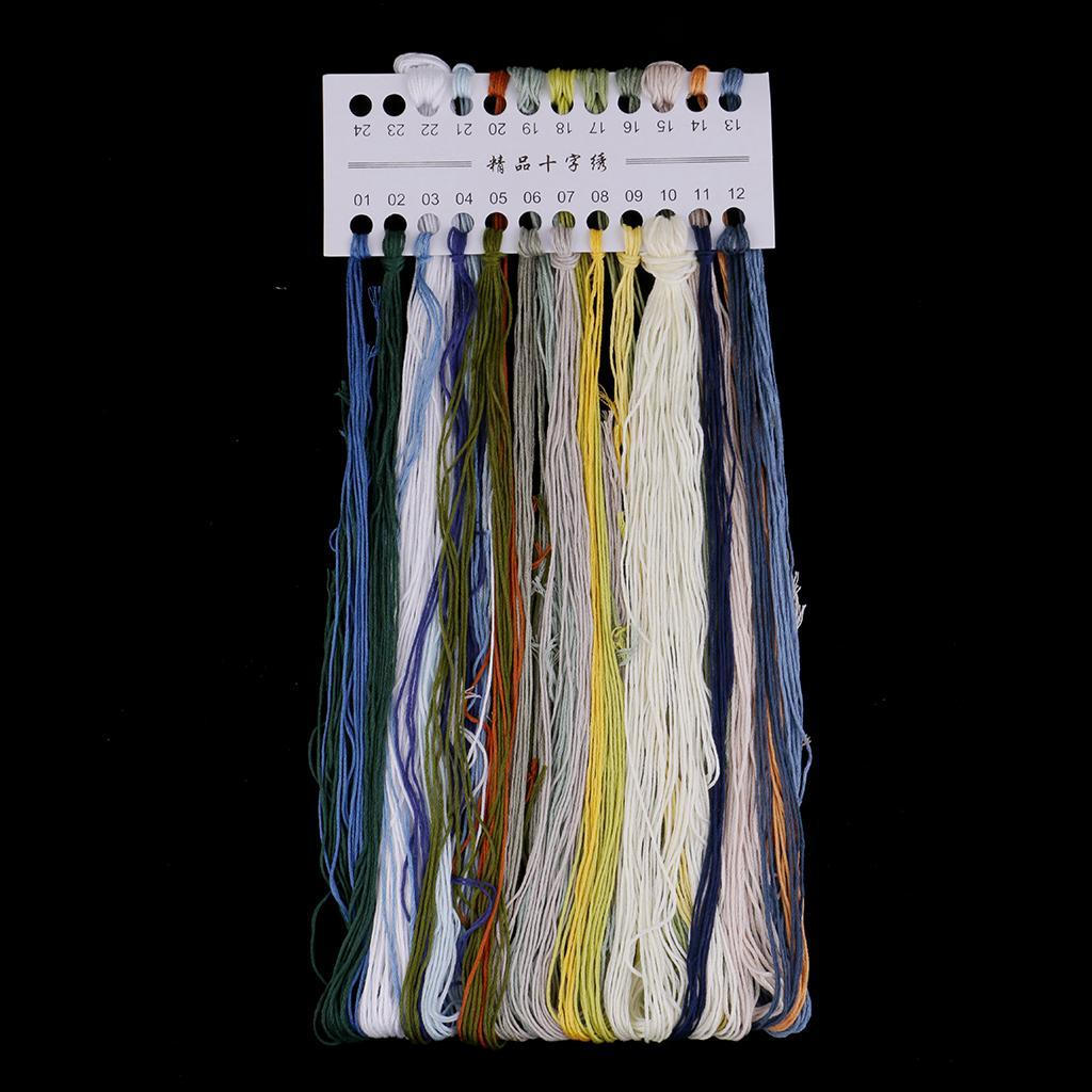 Daisy Flowers Stamped Stitch Set - Counted Stitch, -Stitching Patterns with Pre-Printed Fabric &