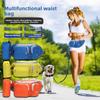 Riñonera Multifuncional para Pasear Perros con Soporte para Botella de Agua Cinturón Profesional para Correr al Aire Libre para Dueños de Mascotas