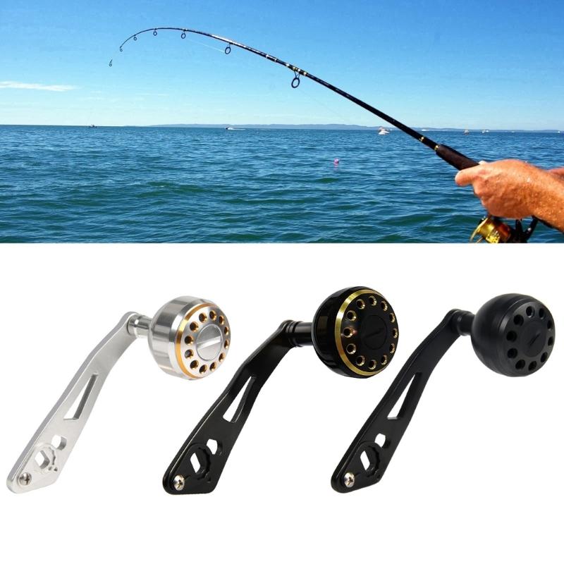 Fishing Reel Handle Power Handle Baitcasting Metal Knob Jigging Grip with Fitting Replacement Part for Low Profile Reel