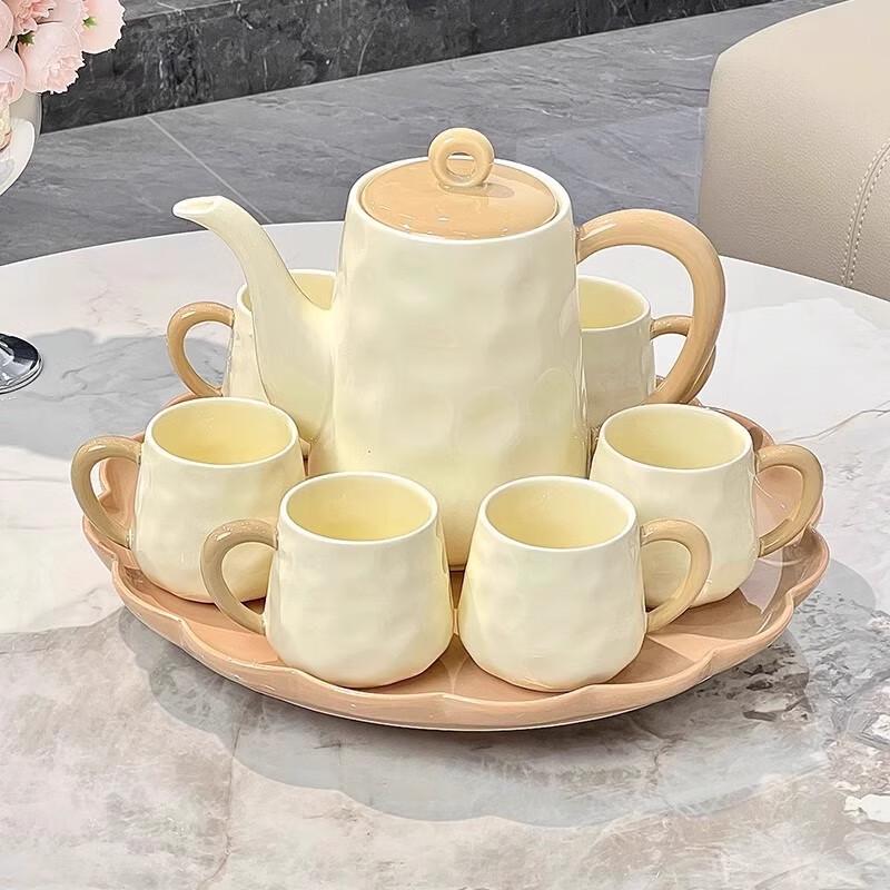Ailan Huijia ZK Cream Style Ceramic Tea Set