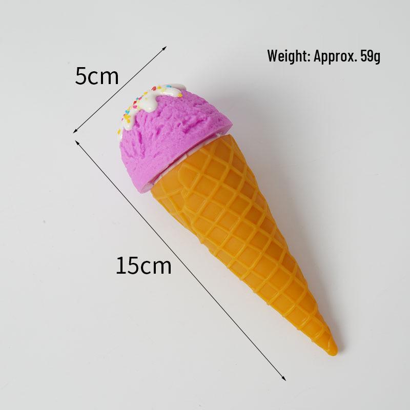 Ice Cream Toy Cone Simulation Display Props for Cold Drink Shop