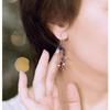 Vintage Blauwe Steen Tak Bladeren Dangle Hook Oorbellen Voor Vrouwen Mode-sieraden Etnische Tribal Verklaring Drop Earring Accessoires