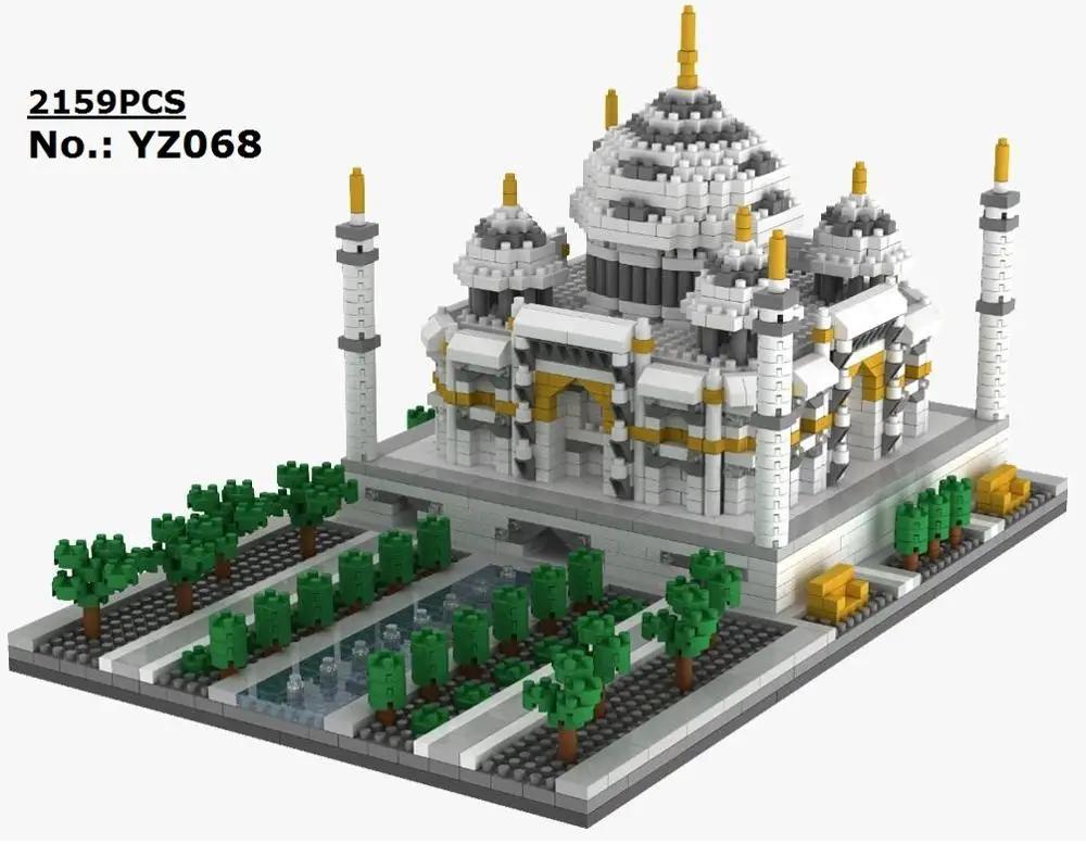 Yz Mini Blocks Architecture Pisa World Landmark Building Bricks Louvre Lovely Toys Eiffel Tower Model Castle For Children Gifts no box