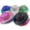 Iridescent LED Light-Up Cowboy Hat for Cosplay & Halloween