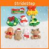 Creamy Adhesive Diy Christmas Snowman Wreath Resin Accessories For Phone Cases And Hair Accessories