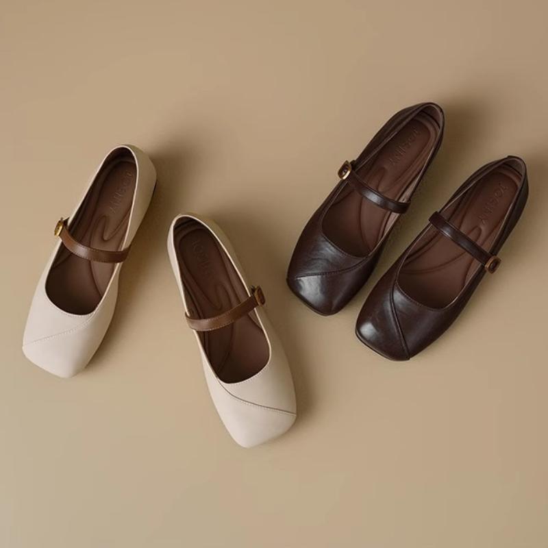 Women Flats Loafers Square Toe Summer Marie Janes Shoes New Sandals Elegant 2025 Casual Sport Woman Sneakers Zapatillas