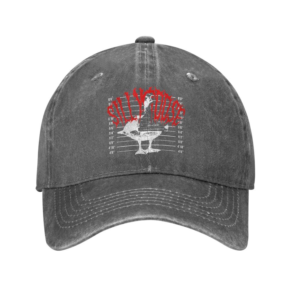 Got Too Silly Funny Saying Goose Meme Unstructured Baseball Cap Distressed Washed Jail Joke Goth Snapback Outdoor Adjustable Hat