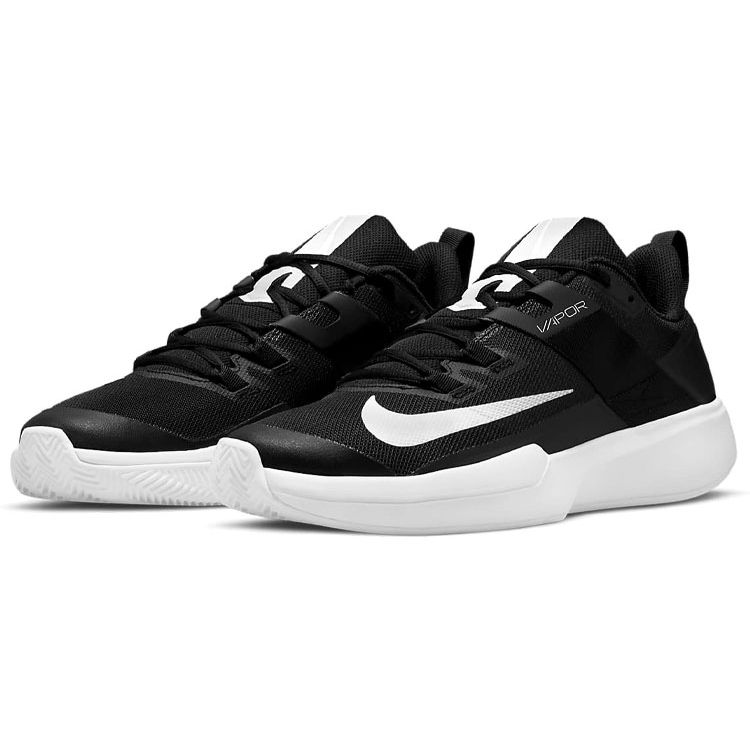 Nike Court Vapor Lite Non-Slip Shock Absorption Low-Top Tennis Shoes Men Sneakers Black White DH2949-024