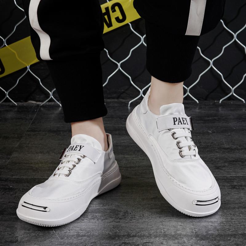 Scarpa Estiva Casual da Uomo Sneaker da Corsa Studente Moda Scarpa di Tela Pelle Confortevole Scarpa con Plateau Uomo Tennis 39-44