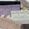 Silver Jacquard Mesh Non-Elastic Polyester Lace Fabric for Women's and Children's Clothing