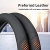 For 38cm Diameter O/D Type Universal Leather Car Steering Wheel Cover Steering Wheel Anti Slip Handle Cover Accessories