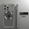 Heat Dissipation Metal Phone Case for IPhone 12 13 14 15 16 Pro Max Plus Hollow Magnetic Aluminum Cover for IPHON 16 Pro Promax