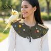 Kaketoe Schouderbeschermer Papegaai Beschermer Cape Vogelpoep Sjaal met Zitstok Anti-Kras Klauw Kras Training voor Kaketoes Conures Parkieten,